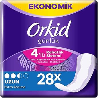 Orkid Günlük Extra Koruma Uzun 28’li
