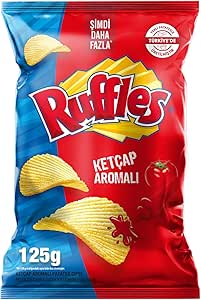 Ruffles Ketçap Aromalı Patates Cipsi Süper Boy