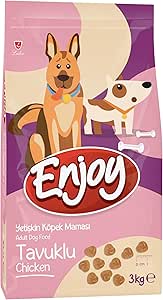 Enjoy Kuru Köpek Maması, Tavuklu, Yetişkin , 3 Kg