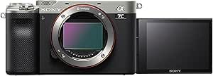 Sony I Sony Alpha 7C Body| Full-Frame Aynasız Fotoğraf Makinesi (Ekstra küçük boyut, 24.2Mp çözünürlük, 4K video kayıt)