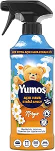 Yumoş Açık Hava Etkisi Sprey Yıkanması Zor Eşyalar İçin Giysi Spreyi Nergis 430 Ml