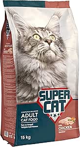 Super Cat Tavuklu Yetişkin Kedi Maması 15 KG