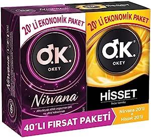Okey Nirvana 20’li + Hisset 20’li Prezervatif
