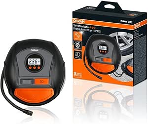 Osram 12v Lastik Şişirme Hava Kompresörü 120w (0-100 PSI / 0-6.9 BAR / 3.5 DK) (DİJİTAL)