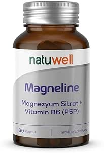 Natuwell Magneline Magnezyum Sitrat + P5P 30 Kapsül