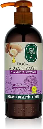 Eyüp Sabri Tuncer Doğal Argan Yağlı El Ve Vücut Losyonu Pet Şişe (250 ml)