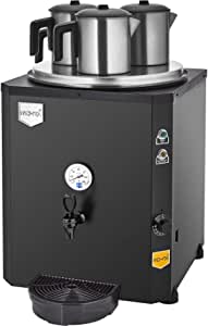 Remta DE10 3 Demlikli Jumbo Çay Makinesi, 40 L, 2750 W, Siyah, Paslanmaz Çelik