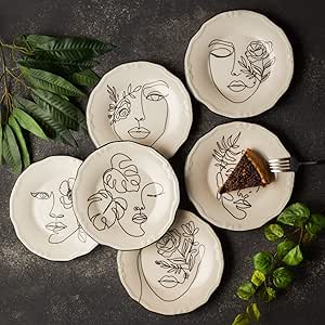 KARACA Face 6 Kişilik Pasta Takımı