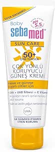 Sebamed Baby SPF 50+ UVA – UVB Filtresi ve E Vitamini Etkili Çok Yönlü Koruyucu Çocuk Güneş Kremi 75 ml