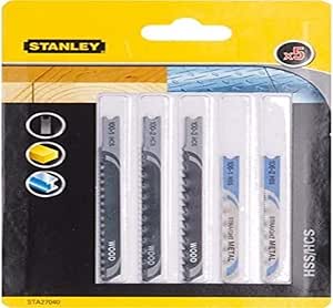 Stanley 5 hojas para cortes en madera y metal