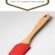 KORKMAZ A594 Natura Twisty Hamur Spatulası Kırmızı