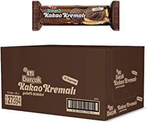 Eti Burçak Kakao Kremalı Yulaflı Bisküvi 82 g x 18 Adet