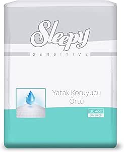Sleepy Sensitive Yatak Koruyucu Örtü 60X90 30X4 Adet