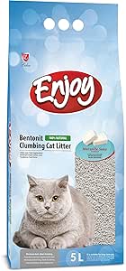 Enjoy Bentonit İnce Taneli Kedi Kumu 10 Lt (Marsilya Sabunlu)