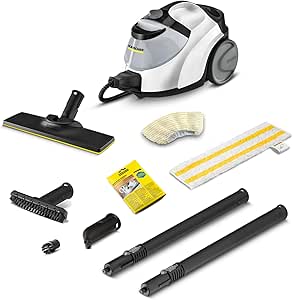 Kärcher SC 5 EasyFix Iron Plug Buharlı Temizlik Makinesi, 4.2 Bar, 75 m² Temizleme Alanı, Beyaz