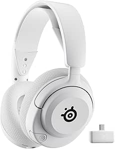SteelSeries Arctis Nova 5P Wireless ve Bluetooth Kablosuz Oyuncu Kulaklığı Beyaz