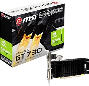 MSI N730K-2GD3H/LPV1 NVIDIA GeForce GT 730 2 Geçişli GDDR3 Ekran Kartı