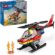 LEGO City İtfaiye Kurtarma Helikopteri 60411-5 Yaş ve Üzeri Çocuklar için Pilot Minifigürü İçeren Yaratıcı Oyuncak Yapım Seti (85 Parça)