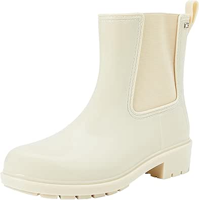 Tommy Hilfiger Kadın FLAG RAINBOOT Bot, Beige, 37 EU