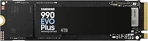 Samsung Dahili SSD 990 Evo Plus NVMe M.2 PCIe 4.0 x 4/5.0×2, 4TB, 7250 MB/s’ye kadar okuma hızı, akıllı turbo yazma 2.0, oyun ve çalışma için mükemmel, MZ-V9S4T0BW