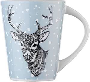 Kütahya Porselen Snowy Mug Bardak Tek Kişilik, 280 ml