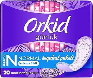Orkid Normal Taşınabilir Günlük Ped 20 Adet