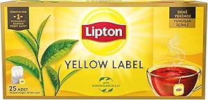 Lipton Yellow Label Bardak Poşet Çay 25’li Paket
