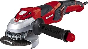 Einhell TE-AG 125 CE Devir Ayarlı Taşlama, Avuç Taşlama Makinesi, Elektrikli, 1100W, Kırmızı/Siyah/Gümüş