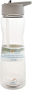 Eco Vessel Tritan Plastik Termos, 0.75 lt, Haki