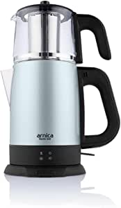arnica IH33203 Demli Stil Mint Yeşil Cam Çay Makinesi