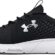 Under Armour UA Charged Decoy Erkek Koşu Ayakkabısı, Black/Black/White, 44,5