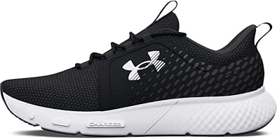 Under Armour UA Charged Decoy Erkek Koşu Ayakkabısı, Black/Black/White, 44,5
