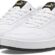 PUMA Court Classic yetişkin spor ayakkabısı, Beyaz Siyah Altın, 42 EU