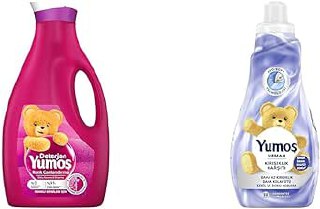 Yumoş Sıvı Bakım Çamaşır Deterjanı Renkli Giysiler, 2520 ml(1) Yumoş Uzman Kırışıklık Karşıtı 50 Yıkama Konsantre Çamaşır Yumuşatıcısı (1 x 1200 mL)(2)