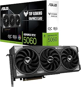 ASUS TUF-RTX5060-O8G-GAMING-NVIDIA-GEFORCE-RTX 5060-8GB GDDR7-128bit-HDMI-3xDP-DLSS3 EKRAN KARTI