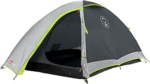 Coleman Darwin Zelt, für 2-4 Personen, Igluzelt für Camping Festivals oder Trekking, Leichtes und Kompaktes Kuppelzelt mit Vorzelt, Wasserdicht WS 3.000 mm