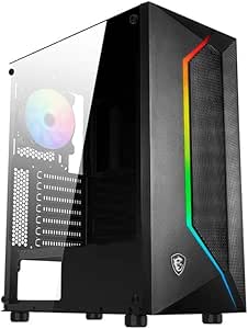 MSI MAG VAMPIRIC 100R TEMPERLI CAM 1 X A-RGB FAN 1 X 120MM FAN ATX GAMING BILGISAYAR KASASI