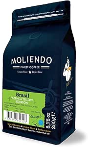 Moliendo Finest Coffee Brasil Fazenda Yellow Bourbon Yöresel Kahve (Çekirdek) 250 g