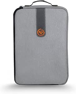 NPO AcePlus 15,6″ Macbook,Apple Ipad Uyumlu,Ultra Korumalı Notebook %26 Tablet Kılıfı/Çantası-Açık Gri