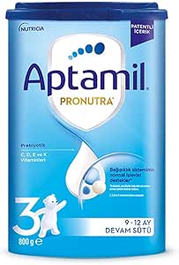 Aptamil 3 Devam Sütü 800 gr 9-12 Ay Akıllı Kutu