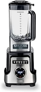 Kenwood Buz Kırma Fonksiyonlu Isıtıcılı Power Smoothie Blender BLM92.920SS – 3 Litre Hazne Kapasiteli, 1500 Watt, 10 Hız ve 6 Programlama, 2 Adet Smoothie Al Götür Şişeler
