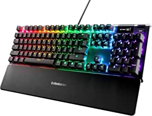 Steelseries Apex 5 Hibrit Mekanik Gaming Klavye, Her Tuş İçin Rgb Aydınlatma, Oled Ekran, Türkçe QWERTY