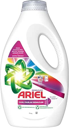 Ariel Canlı Parlak Renkliler Sıvı Çamaşır Deterjanı 18 Yıkama