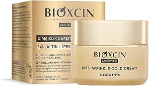 BİOXCİN Age Reverse Kırışıklık Karşıtı Altın Krem 50 ML – 24K Altın, İpek Proteini, Hücre Yenileme