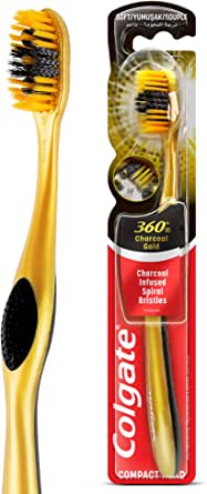 Colgate 360 Charcoal Gold Çok Yönlü Koruma Yumuşak Diş Fırçası