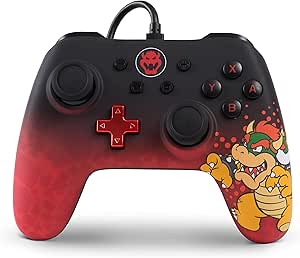 PowerA Kablolu Kumanda Nintendo Anahtarı Bowser