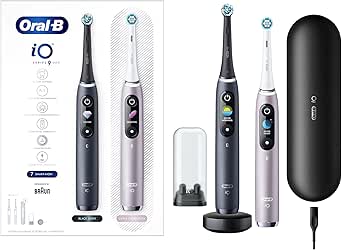 Oral-B iO – 9 Siyah/Pembe 2’li Şarjlı/Elektrikli Diş Fırçası Seti