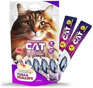 EuroGold Cat Sıvı Kedi Öd. Ton-Deniz Tarağı 5×15 gr