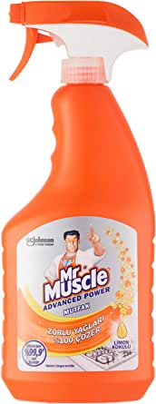 Mr Muscle Advanced Power Virüs Etkili Limon Kokulu Mutfak Spreyi, 750 ml