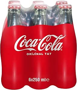 Coca-Cola Classic 6 x 250 ml, Cam Şişe